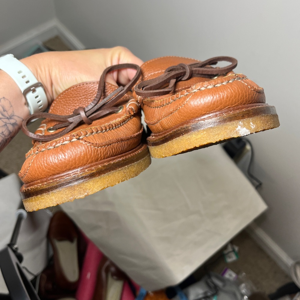 J Crew Camden Crepe-Sole Slip-On Loafer in Pebbled Leather BE388 sz 8.5 - Picture 4 of 14